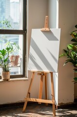 Frame mockup, Inviting Living Room Interior with Modern Furniture, high-resolution (300 DPI)