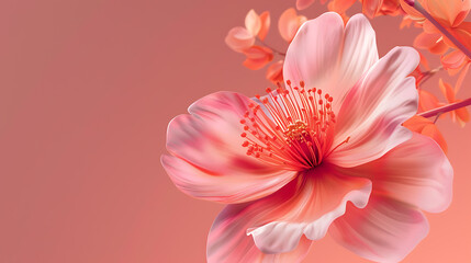 Fototapeta premium Flower minimal background the beauty that can be further developed is a variety of graphic designs