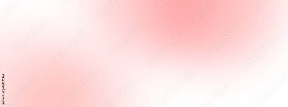 Poster Abstract red spot light, texture with noise and blur effects. Colorful digital soft noise effect on transparent background. Effect of film overlay on the screen