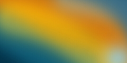 Obraz premium Blue, orange and yellow Gradient with mat texture, natural gradient, with light's and shadows 