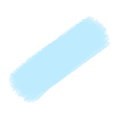 Blue brush stroke on white background. Paint blue brush stroke.	