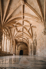 Hallways of Jerónimos Monastery