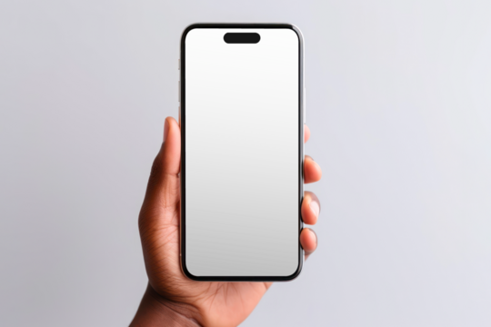 PNG Phone screen mockup, transparent design