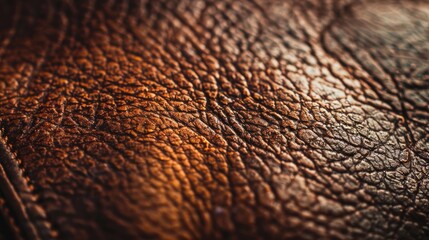 Close up view of leather texture