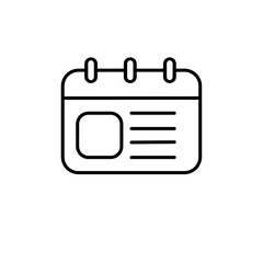 Calender Icon Element 