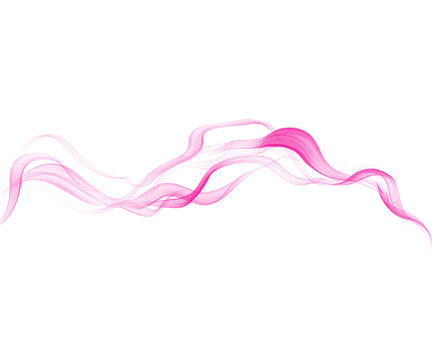 abstract pink smoke on png background