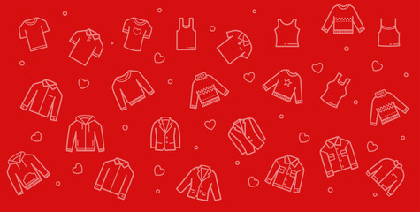 background clothes, wear - vector illustration
