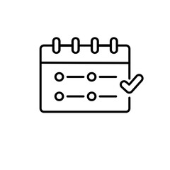 Planning Schedule Icon