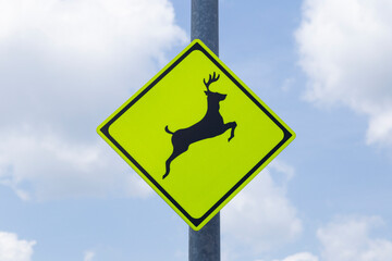 動物注意の道路標識