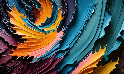 Vibrant Abstract Backgrounds: Mesmerizing Modern Art for Wall Decor and Prints - obrazy, fototapety, plakaty