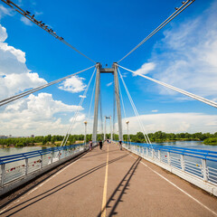 Vynogradovskiy Bridge in Krasnoyarsk