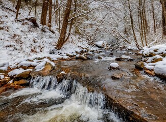 Winter Along The Codorus Creek, York County, Pennsylvania, USA