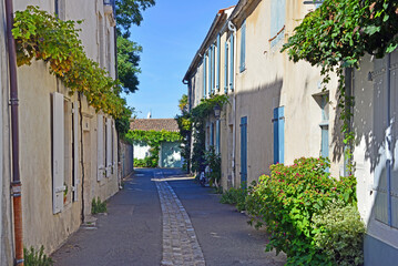 Fototapeta na wymiar In den Gassen von Noirmoutier en Ile