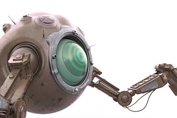 bot ball in close up view with copy space - 787320989