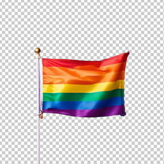Free vector love is love pride day flag with blurred light