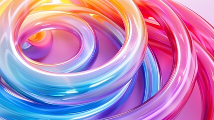 abstract colorful background with smooth lines and waves