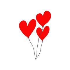Heart Shapes Balloons