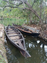 A canoe is a lightweight narrow water vessel, typically pointed at both ends and open on top,...