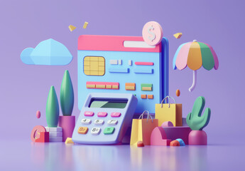 Naklejka premium Business finance icon