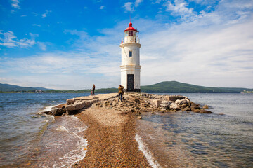 Lighthouse Tokarevskiy Egersheld, Vladivostok