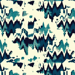 Abstract watercolor wavy frequency pattern