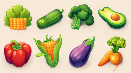 Vegetables and fruits