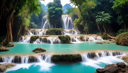 Kuang si waterfall: The beauty of nature