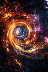 Obraz premium Galaxy Photo Interstellar Theme