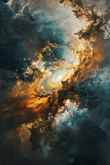Obraz na płótnie Canvas Galaxy Photo Interstellar Theme