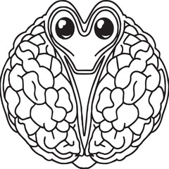 Anatomy coloring pages. Anatomy outline for coloring book