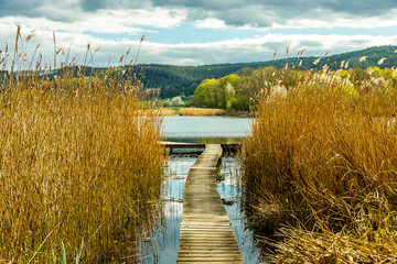 Frühlingshafte Wanderung rund um die Breitungen Seen bei fantastischen Sonnenschein - Thüringen -...