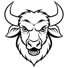 bull head vector