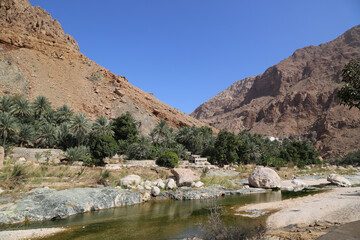 View of Wadi Tiwi in Oman