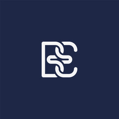 BE monogram logo interlocking. B and E.