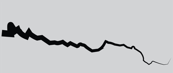 Ground cracks .Earthquake and ground cracks, hole effect, craquelure and damaged wall texture. Vector illustrations can be used for topics earthquake, crash, destruction.