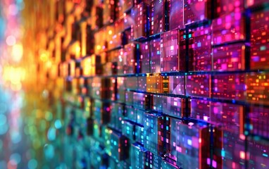 A vibrant collage capturing the intricacies of data integration in information handling