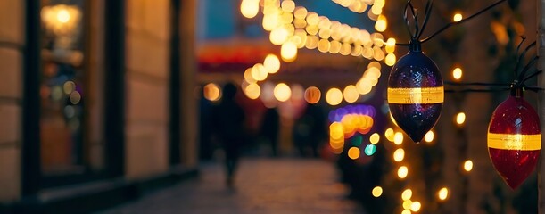 Blurred background with lights of the city at night. Bokeh basic background for design
