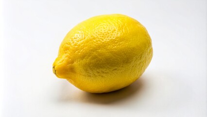 Lemon on white background
