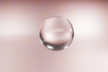 water drops on a glass, 3D chrome heart y2k shape set