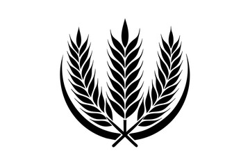 wheat-logo-iconl    vector illustration