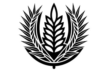 wheat-logo-iconl    vector illustration
