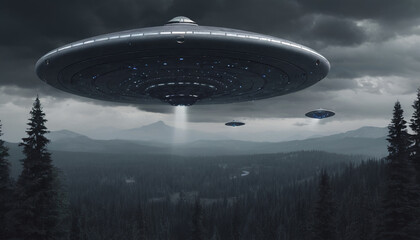 World UFO Day. Ufologist's Day. Unidentified flying object. UFOs on earth