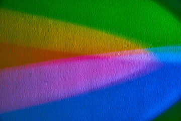 Vibrant Rainbow Spectrum on Textured Surface - Close-Up