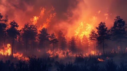 The Wildfire Consumes the Forest.