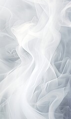 Abstract smoke on white background