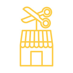 Barber Shop Sign icon design