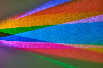 Gardinen Farbenfroh Colorful Geometric Spectrum Pattern - Vibrant Abstract Shapes  © Nicholas J. Klein