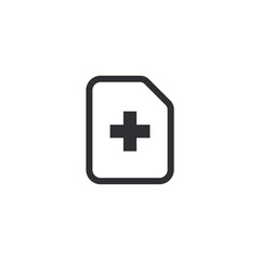 Medical card. Medical insurance. Medical record. Medical diagnosis. Add file. Profile icon. Document icon.  Personal document. Identification card. Doctor id. Survey. Medicine chest. Sick leave. Care
