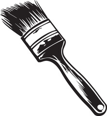 paint brush icon vector illustration symbol design