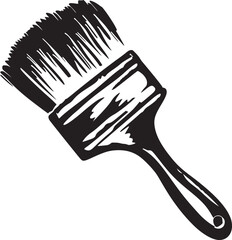 paint brush icon vector illustration symbol design